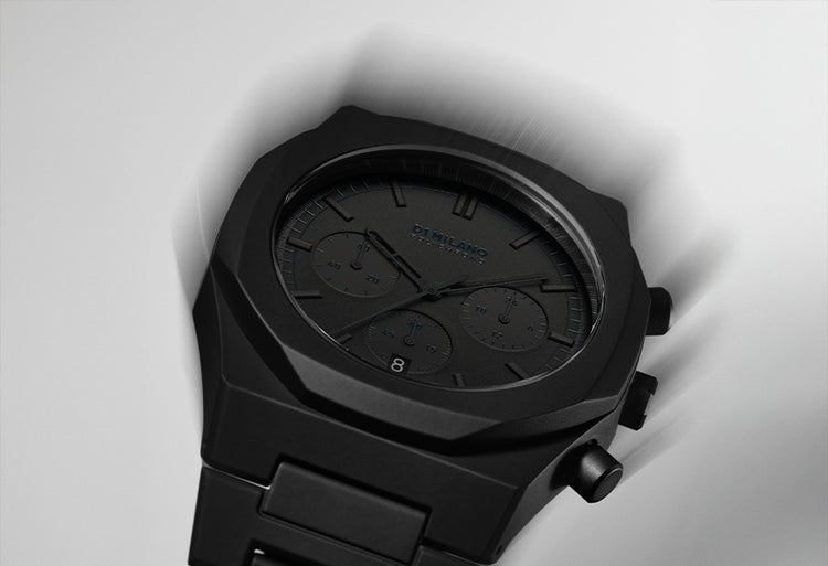Montre Noire Luxe â Structure Polycarbon