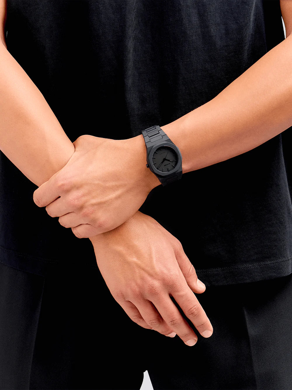 Montre Noire Luxe â Structure Polycarbon