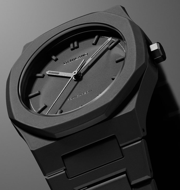 Montre Noire Luxe â Structure Polycarbon