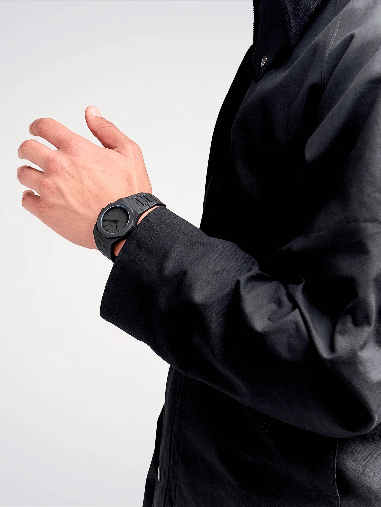 Montre Noire Luxe â Structure Polycarbon