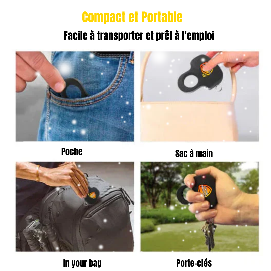 Bague Autodéfense Électrique
