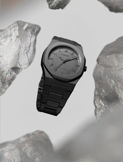 Montre Noire Luxe – Structure Polycarbon