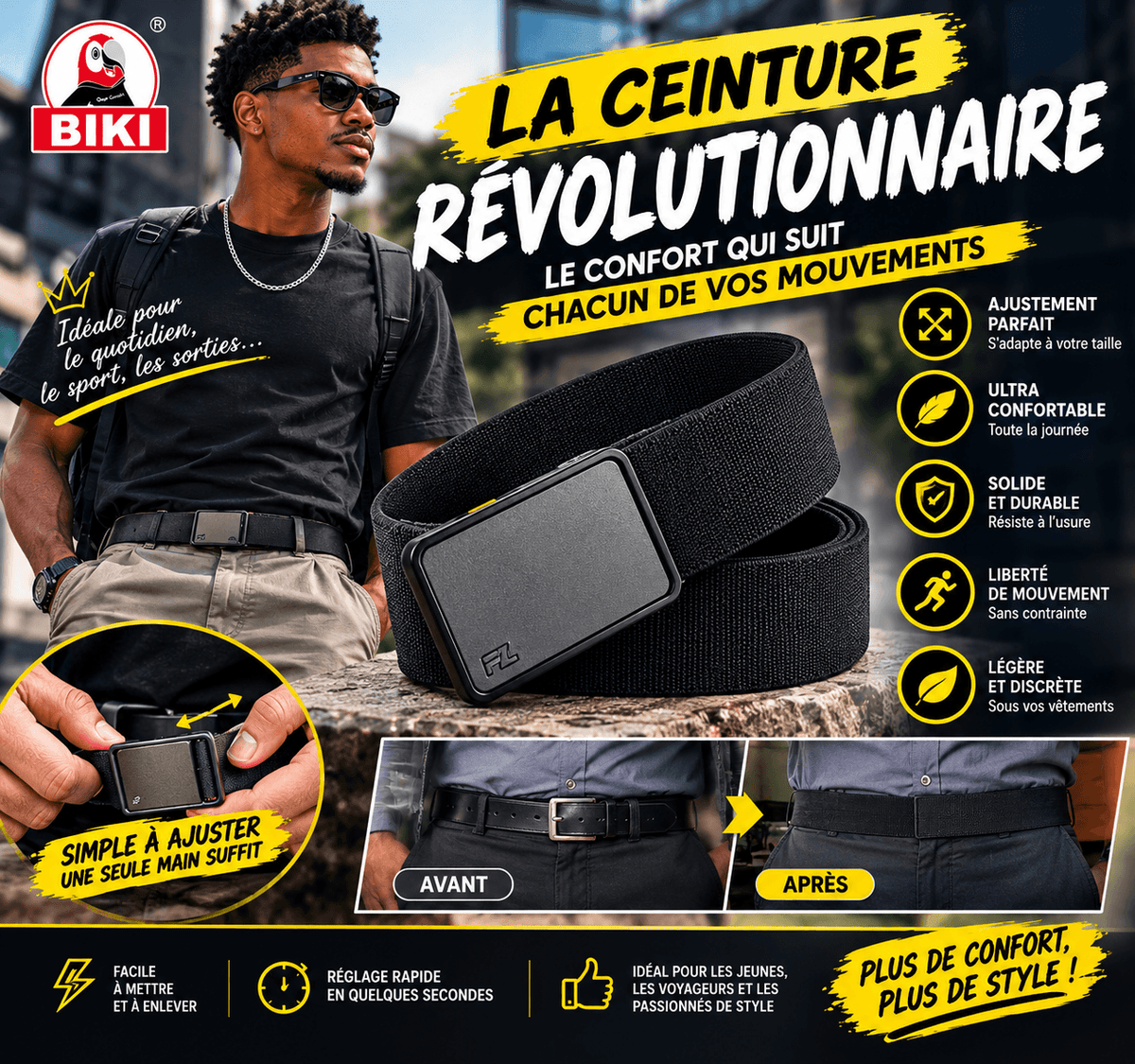 La Ceinture Révolutionnaire — Le Confort Qui Suit Chacun de Vos Mouvements