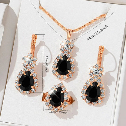 Ensemble montre et bijoux à quartz