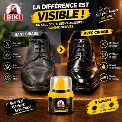 Pack de 3 Cirages — Vos Chaussures Ternes Redeviennent Éclatantes en Quelques Minutes