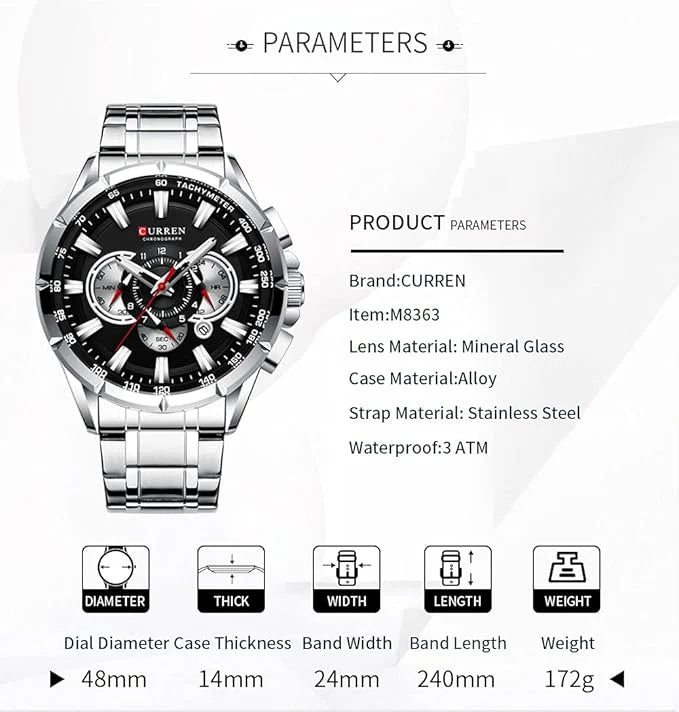 Montre Dynamik™ – L’accessoire des hommes ambitieux