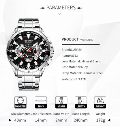 Montre Dynamik™ – L’accessoire des hommes ambitieux
