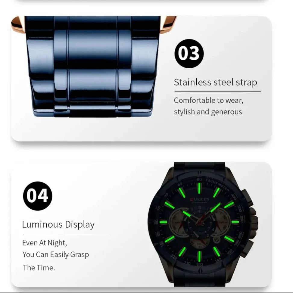 Montre Dynamik™ – L’accessoire des hommes ambitieux