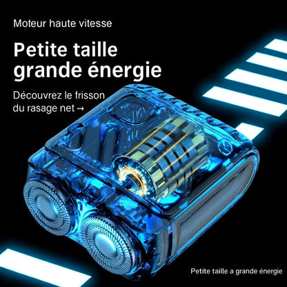 🪒 RASOIR ÉCLAIR — Mini Rasoir Électrique Portable