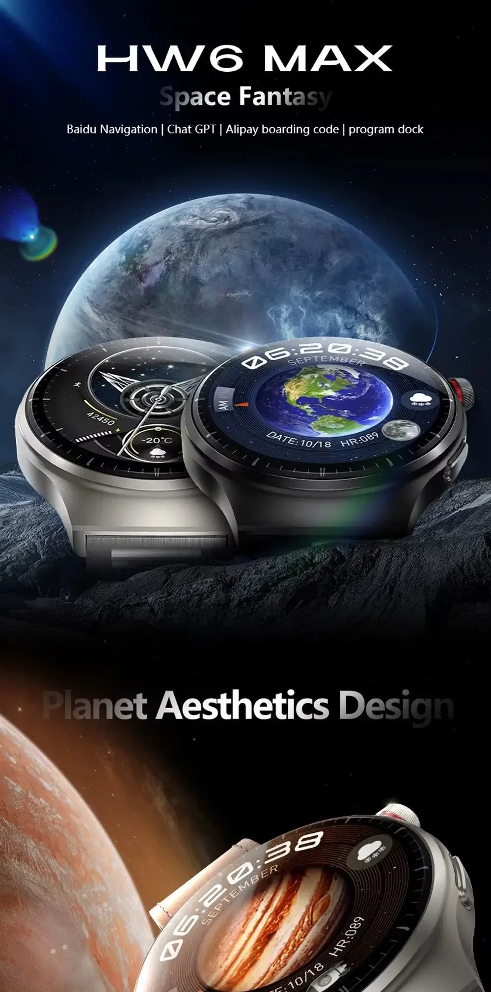 SK40 Smart Watch — Restez Joignable Sans Sortir Votre Téléphone