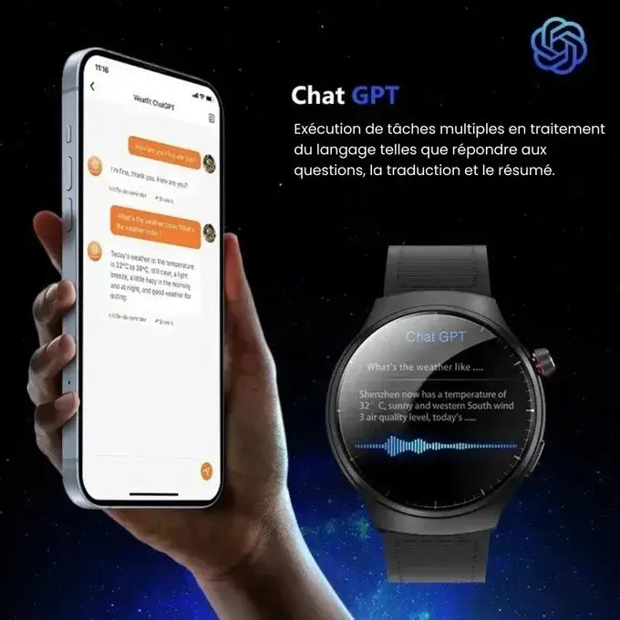 SK40 Smart Watch — Restez Joignable Sans Sortir Votre Téléphone